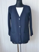 Viyella wełniany damski kardigan z kieszeniami S M