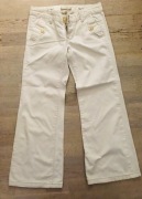 Spodnie dzwony waniliowe GAP rozm. 28 + GRATIS