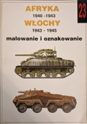 Afryka Włochy malowanie i oznakowanie nr 23 Wydawnictwo militaria
