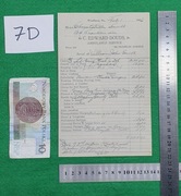 Paragon, Rachunek pogrzebowy USA 1929r