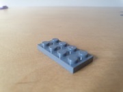 LEGO płytka 2x4 SZARA 3020 NOWA