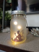 Lampa lampka solarna LED baterie dekoracja ozdoba wróżka wróżki słoik 