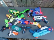 pistolety zabawki NERF x shot nitro na wodę 13szt