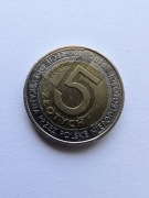 Moneta 5zl 100-lecie odzyskania niepodległość