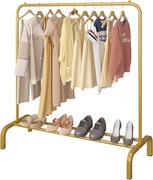 Wieszak na ubrania JIUYOTREE, 110 cm, metalowy, z podstawą