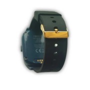 Pasek do smartwatcha , silikonowy , czarny , 