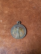 Stary medalik Maryjo bez grzechu poczęta módl się za nami, Leon XIIi