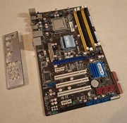 Asus P5Q SE + Core2Quad Q6600 + I/O-Shield Sprawne Gwar