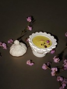 Świeca Sojowa Orange w Designerskim Pucharku z Gipsu