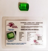 TOPAZ JUBILERSKI ZIELONY 25,05 CT + CERTYFIKAT