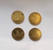 2zł. Zestaw 4 monet.1 NZS. 2.Fifa Niemcy. 3.Kazimierz Dolny. 4. Katowice.