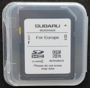 Aktualizacja map Subaru 