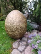 Duże dekoracyjne jajo 63 cm | ozdoba ogrodowa / wnętrze