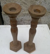 ŚWIECZNIKI DĘBOWE 2 SZT.