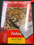 Folia przezroczysta Folex BG-32 plus druk atrament A4 opakowanie 50 arkuszy