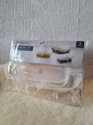 Nakładki silikonowe na pojemniki do żywności zestaw 3 sztuki ernesto