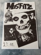 plakat zespołu muzycznego misfits