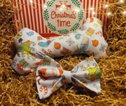 Prezent dla psa, świąteczna muszka, zabawka aport