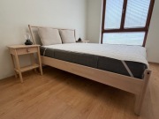 Łóżko IKEA BJORKSNAS 140x200cm brzoza w świetnym stanie