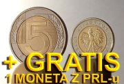 5 ZŁOTYCH 2026 MONETA [nr 144] > SKRĘTKA [+ GRATIS MONETA z PRL-u]