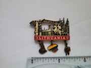 Magnes na lodówkę - 665f. LITWA z przywieszkami