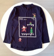 COOL CLUB Mikołaj BLUZKA 152 Koszulka w piksele na Święta Smyk IDEAŁ