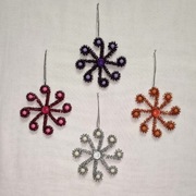 I150 Ozdoby świąteczne Boże Narodzenie Handmade Rękodzieło zestaw 4 szt.