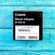 Adapter Canon EOM M - EOS EF + stopka