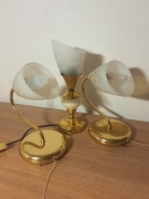 2 kinkiety ścienne I lampa stołowa zestaw lamp