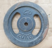 Nakład, obciążenie, talerz, krążek metalowy 20kg