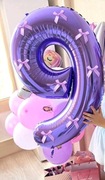 Balon 9 cyfra kokardki 32 cale 