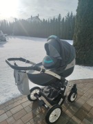 Wózek gondola mili kidss ekoskóra 