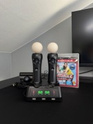 PS Move PS3/PS4/PS VR + Ładowarka + Gra i Kamera GRATIS