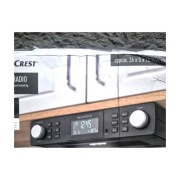 Radio kuchenne SilverCrest podszafkowe PLL LCD LED Timer AUX montaż