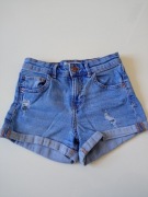 Denim Bershka krótkie spodenki jeansowe r 34 pas 64cm