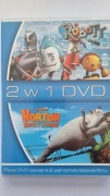 2 w 1:  Roboty  /  Horton słyszy Ktosia!  film DVD  