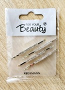 Wsuwki do włosów 4 szt. z cyrkonowymi diamentami