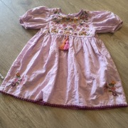 Sukienka haftowana wyszywana NEXT 92