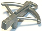 Figurka LEGO 2570  2570  Flat Silver