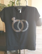 Bluzka damska czarna-LA ROZA. Rozm. L/XL.