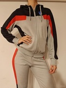 Dres 3 kolor damsku xl bawełna wiosenny bluza plus spodnie 