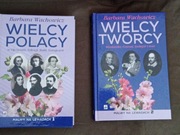 Książki Barbary Wachowicz "Wielcy Polacy", "Wielcy twórcy"