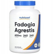 Fadogia Agrestis, 600 mg, 240 kapsułek BOOSTER TESTOSTERONU