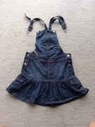 44Sukienka jeansowa na szelkach dla dziewczynki DIESEL