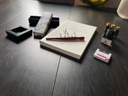 Zestaw do kaligrafii książka Piękna Litera + pióro + tusze