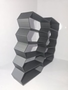 6szt. Półka expozytor na 10szt aut resoraków Hot wheels Matchbox 15 kolorów