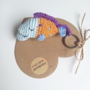 BRELOK RYBKA rękodzieło 