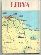 Mapa Turystyczna Libii (Lata 60. XX w.) – pieczątka Dyrekcji Turystyki 