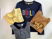 Bluza Lego z 3 bluzkami chłopięcymi Okaidi rozmiar 128- 8 lat