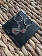 Breloczki dla par – serce i klucz